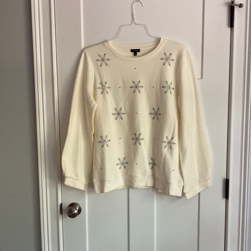Talbots Snowflake Sweater